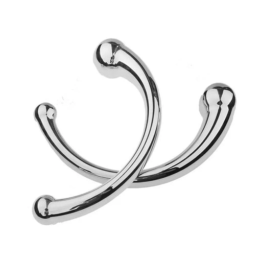 Anal Hooks Steel 5858 Elegant Stainless Hook Double Anal Ended 0806